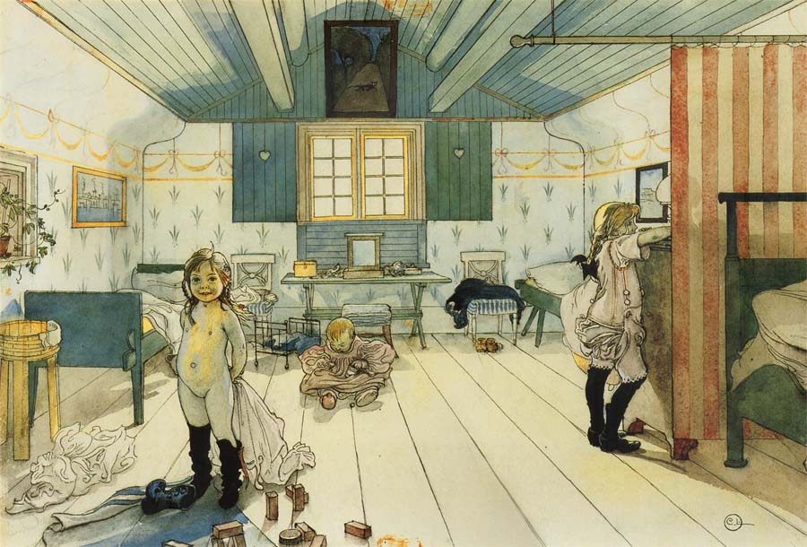 Carl Larsson Mama-s and the Little Girl-s Room